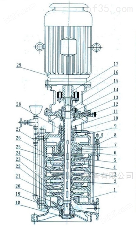 浙江成泉DL型立式多级离心泵