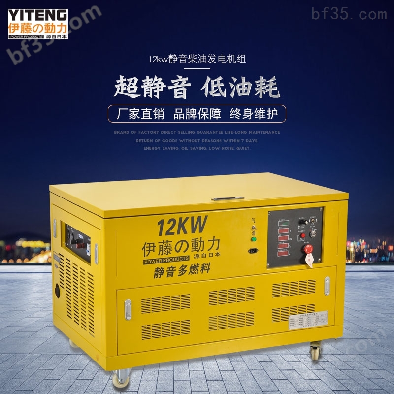 上海12kw*汽油发电机YT12RGF