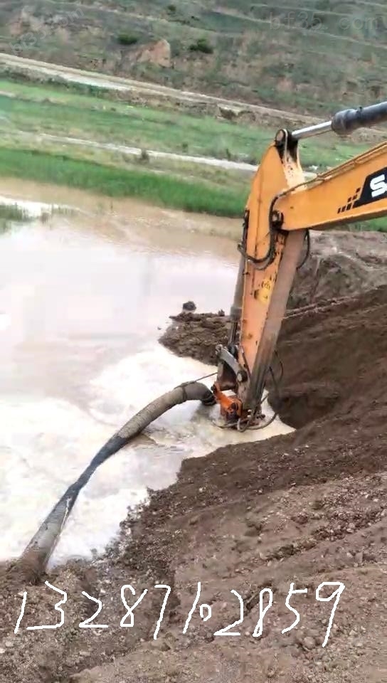 抽取煤泥矿砂-挖掘机液压渣浆泵