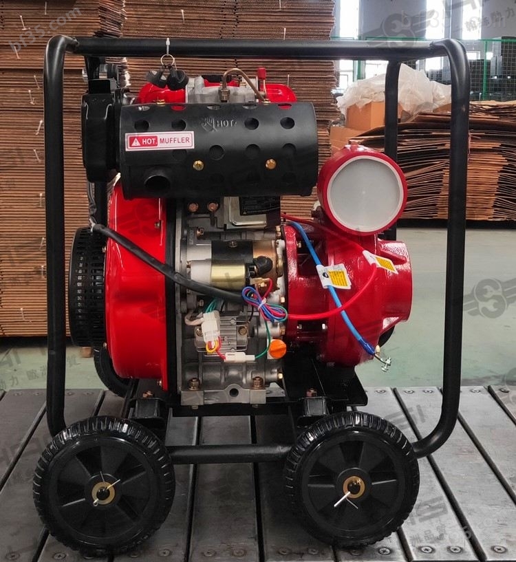 4寸高压抽水泵电启动柴油机自吸式水泵